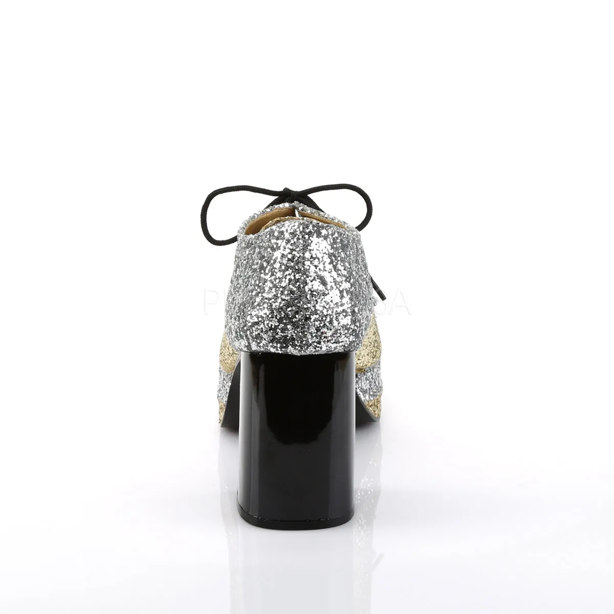 GLAMROCK-02 Silver Gold Glitter