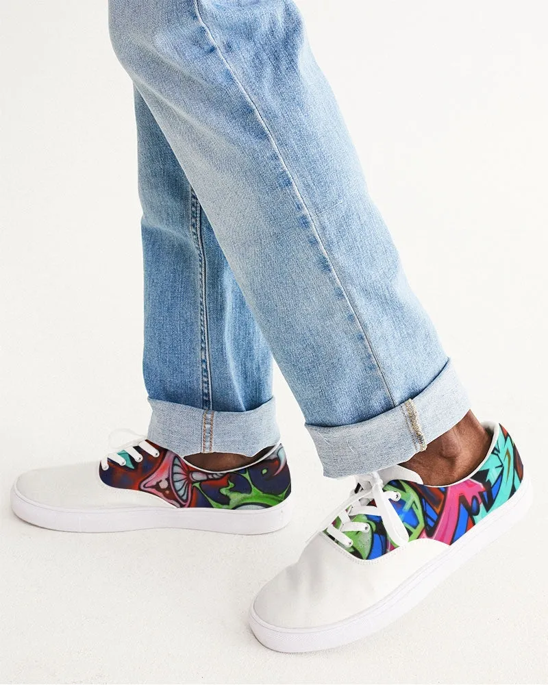 GRAFFITI Men's Lace Up Canvas Shoe