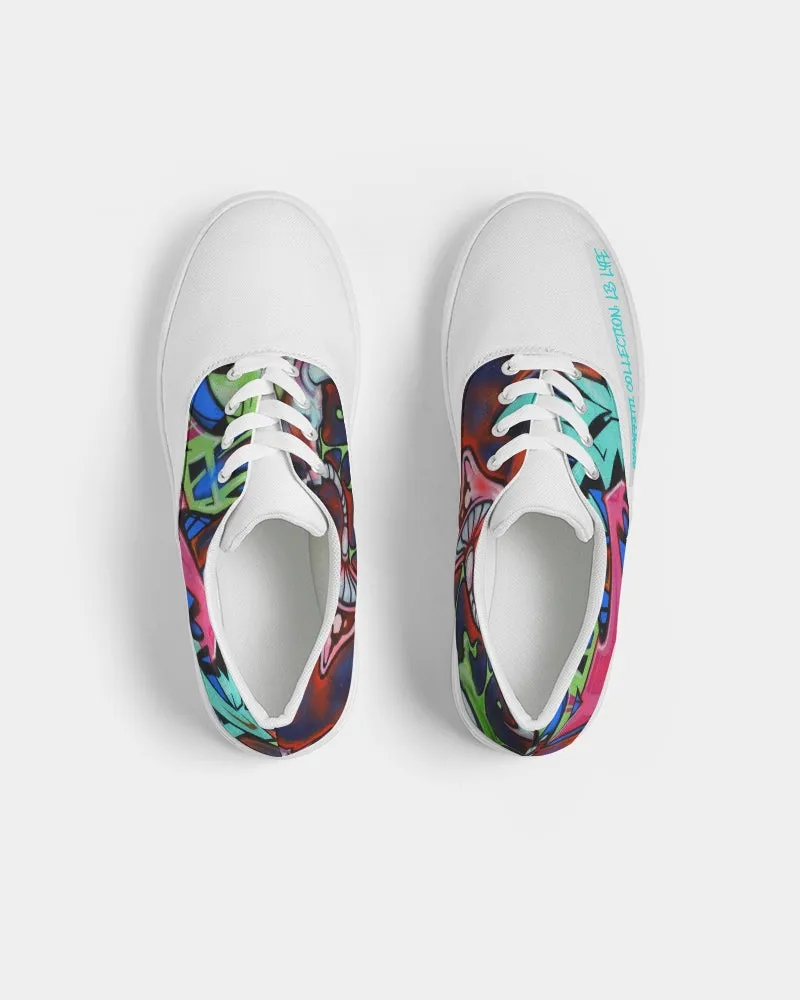 GRAFFITI Men's Lace Up Canvas Shoe