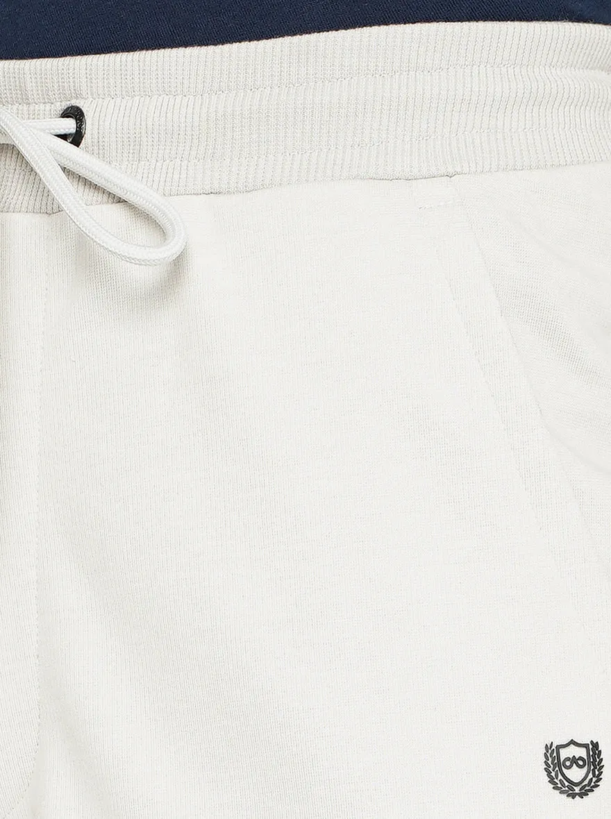 Grey Solid Slim Fit Track Pant | JadeBlue