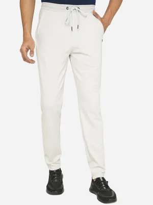 Grey Solid Slim Fit Track Pant | JadeBlue