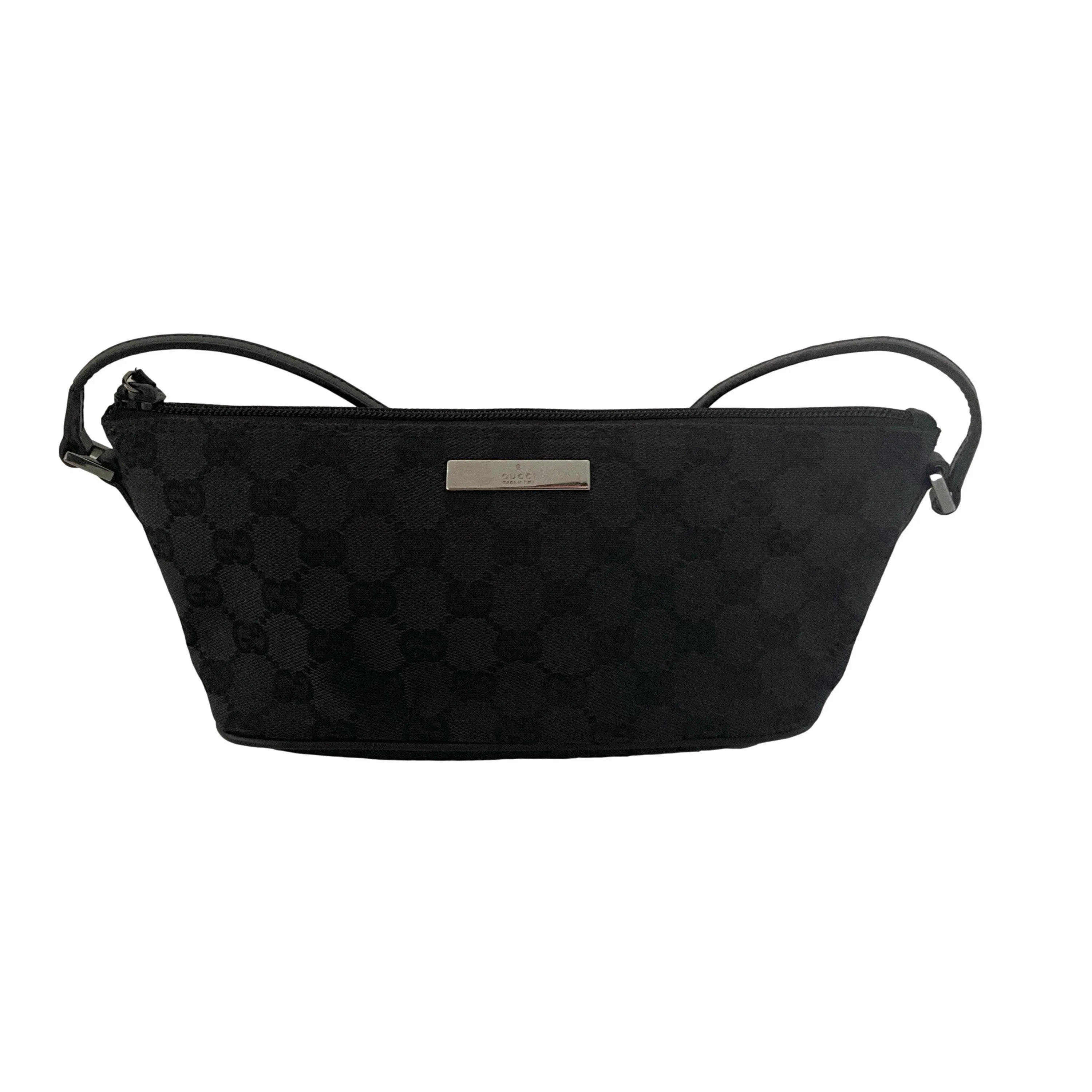 Gucci Black Monogram Mini Bag