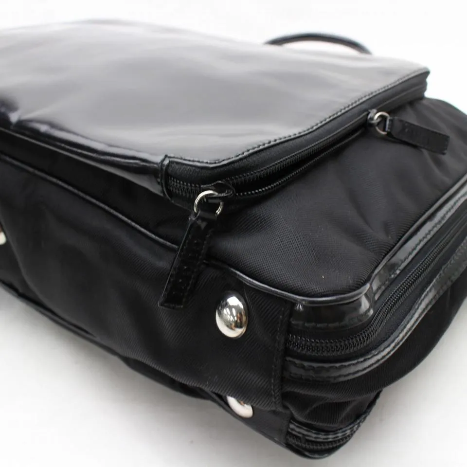 Gucci Rare Suitcase Black Briefcase Bag Carry-On Suitcase 854675