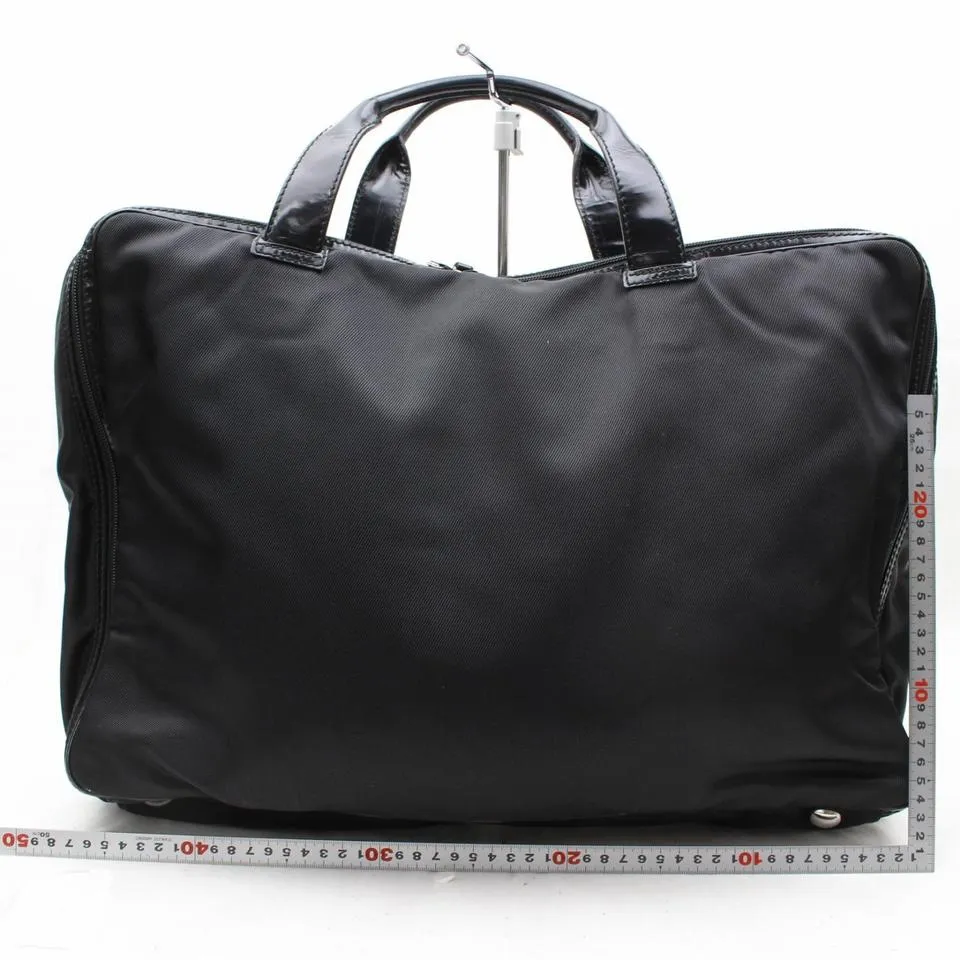 Gucci Rare Suitcase Black Briefcase Bag Carry-On Suitcase 854675