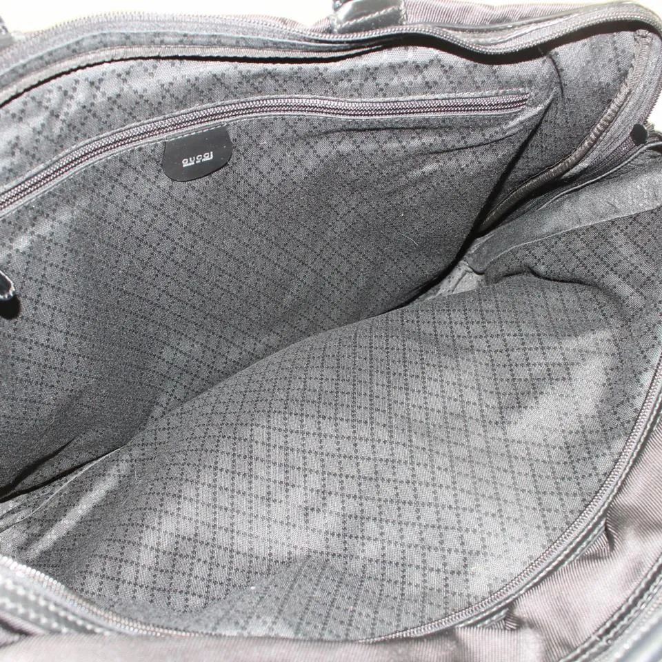 Gucci Rare Suitcase Black Briefcase Bag Carry-On Suitcase 854675