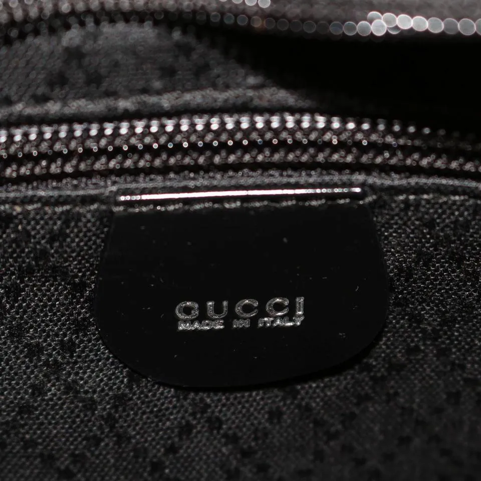 Gucci Rare Suitcase Black Briefcase Bag Carry-On Suitcase 854675