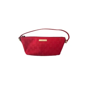 Gucci Red Monogram Mini Bag