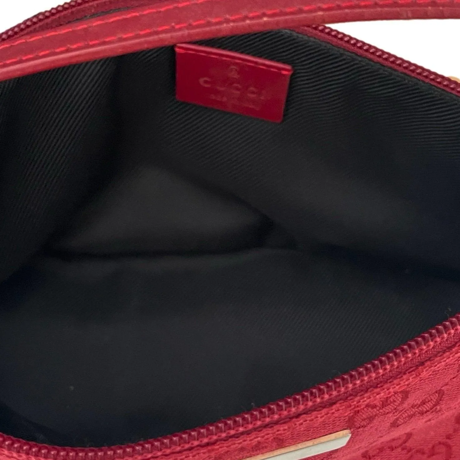 Gucci Red Monogram Mini Bag