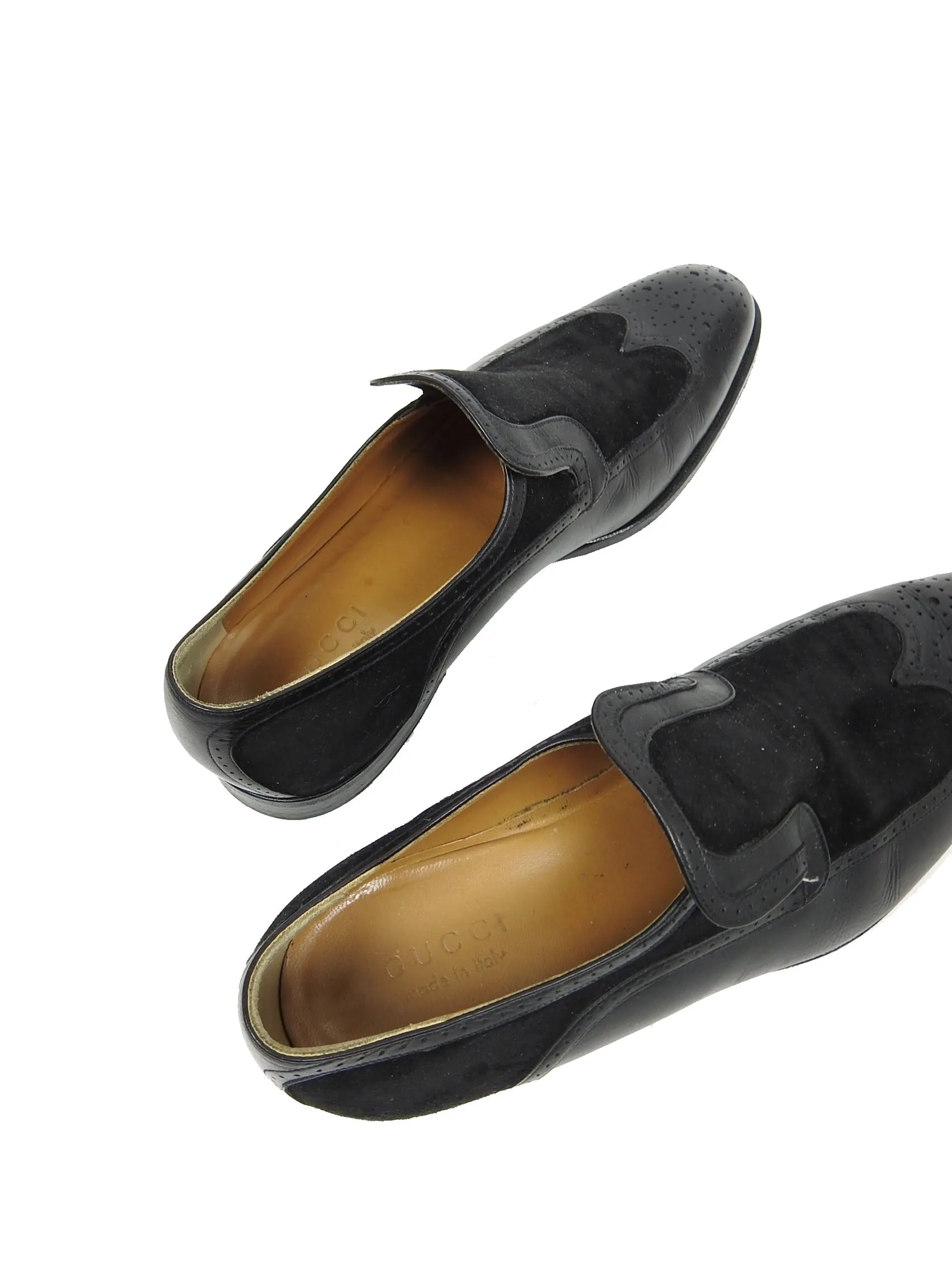 Gucci Suede/Leather Oxford Loafer Size 42
