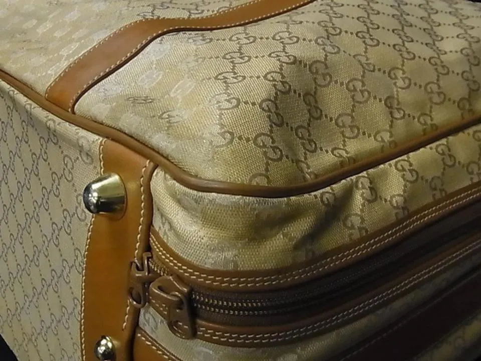 Gucci Suitcase Luggage monogram GG Beige 239391