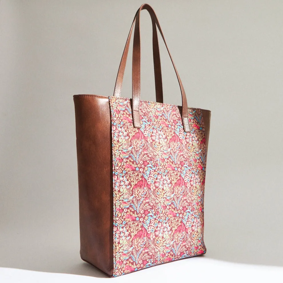 Handpainted Rainforest Tote Bag
