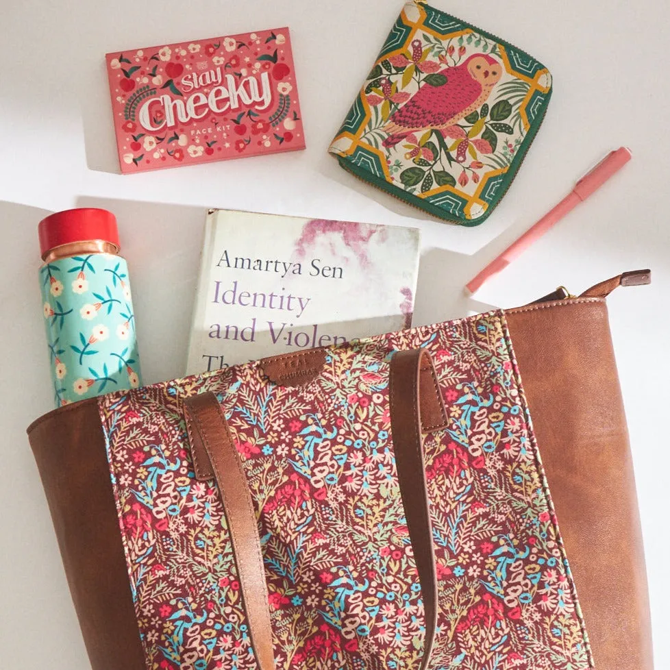 Handpainted Rainforest Tote Bag