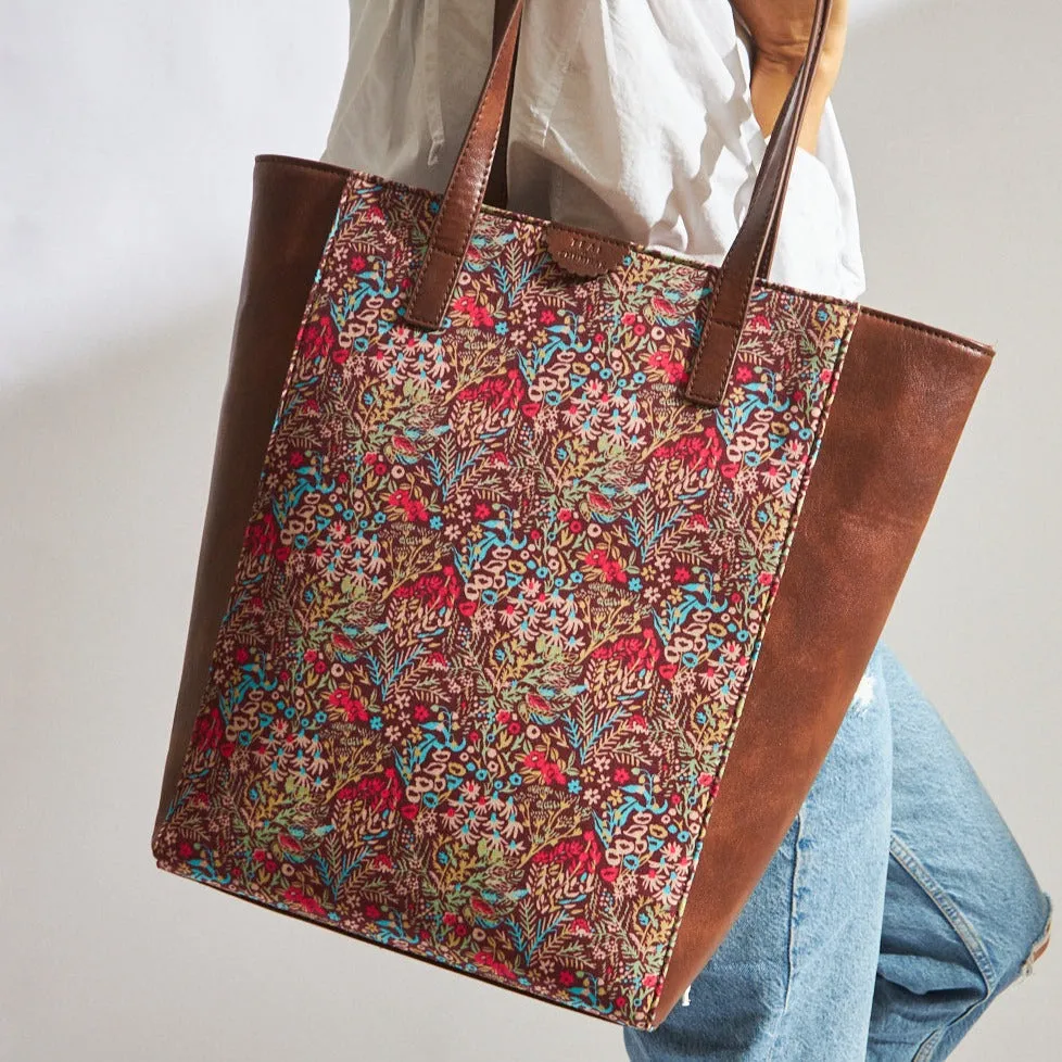 Handpainted Rainforest Tote Bag