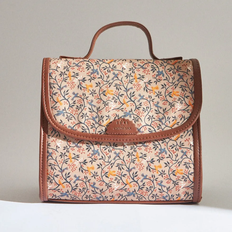 Handpainted Summer Crossbody Bag