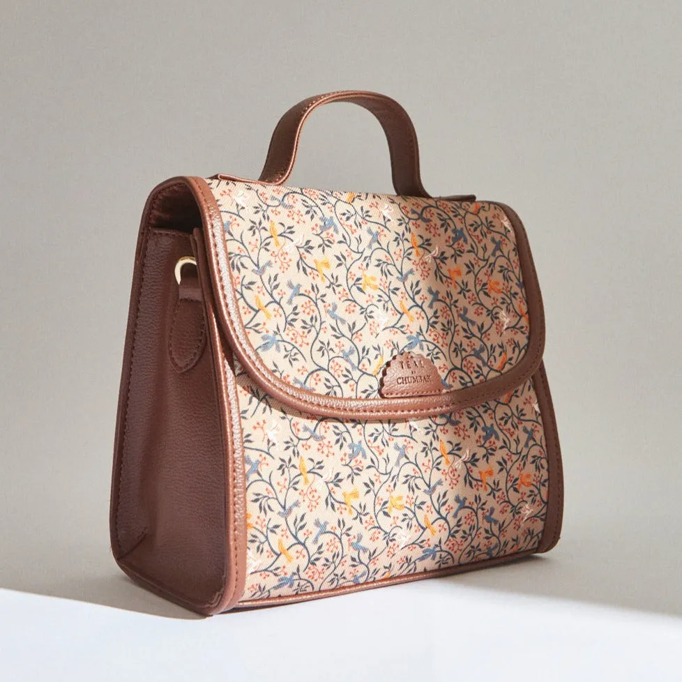 Handpainted Summer Crossbody Bag