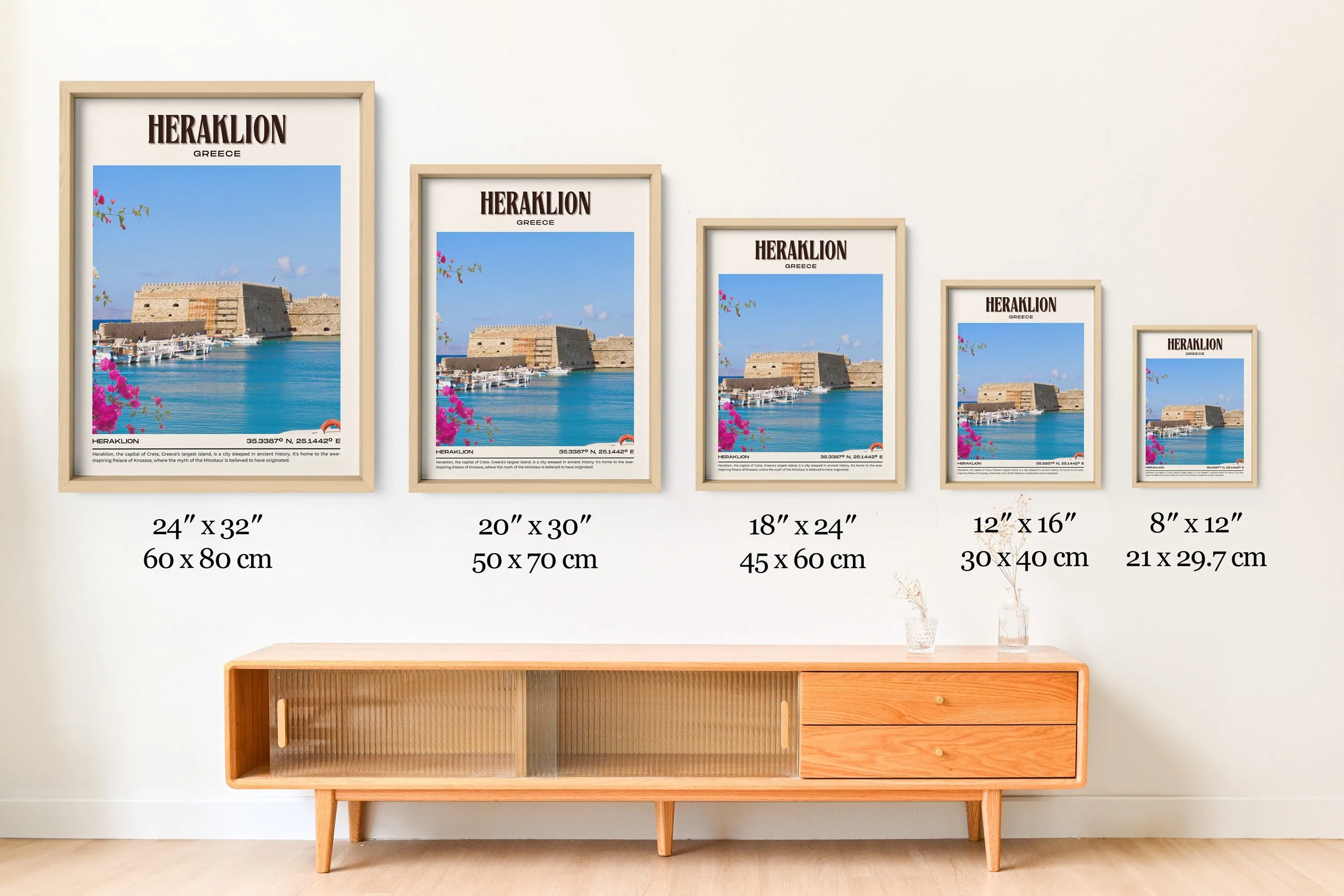 Heraklion Vintage Wall Art, Greece