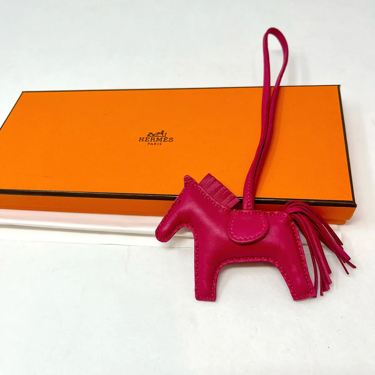 Hermes Rodeo Pegasus PM Swift Leather Charm