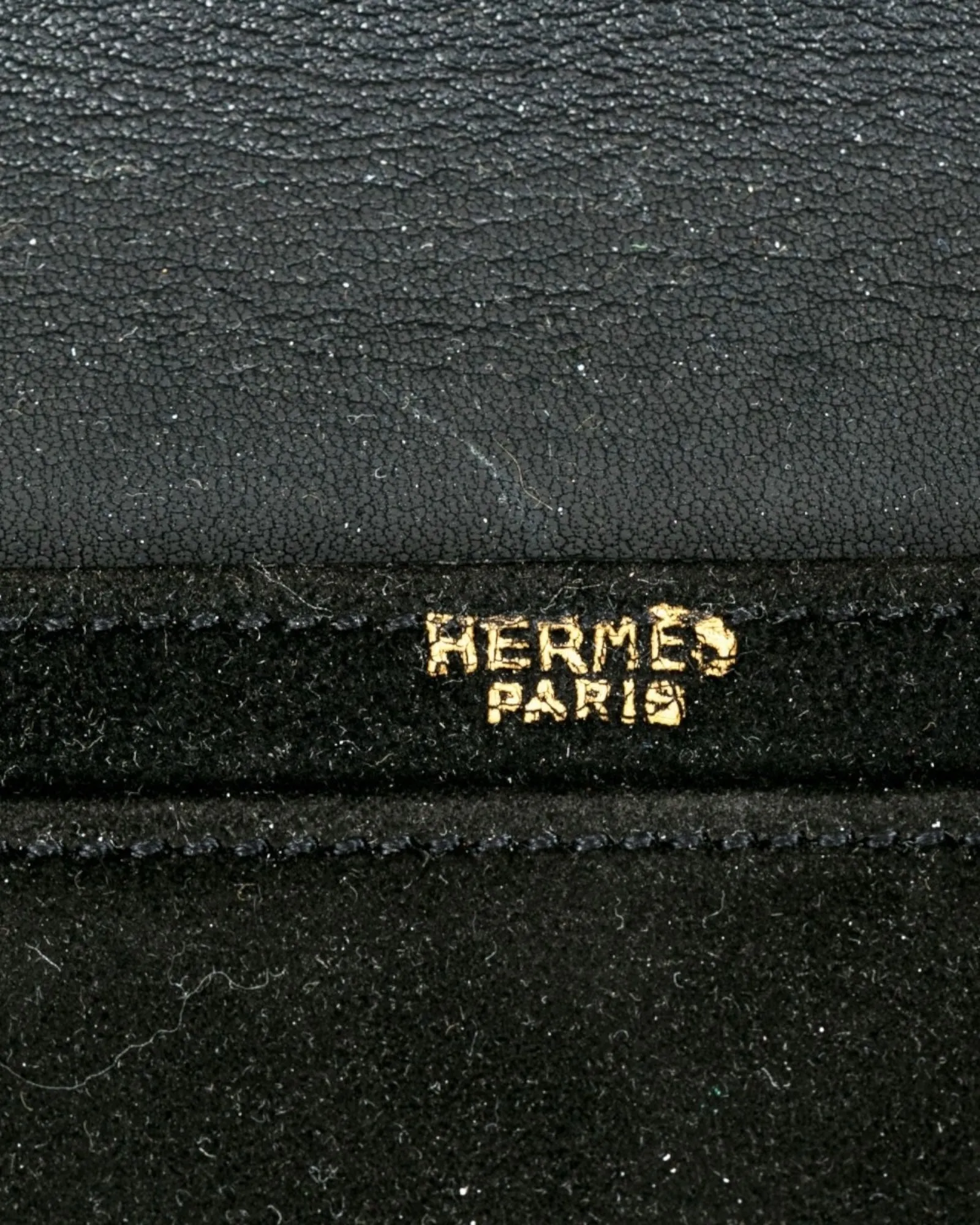 Hermès Vintage Suede Clutch Evening Bag