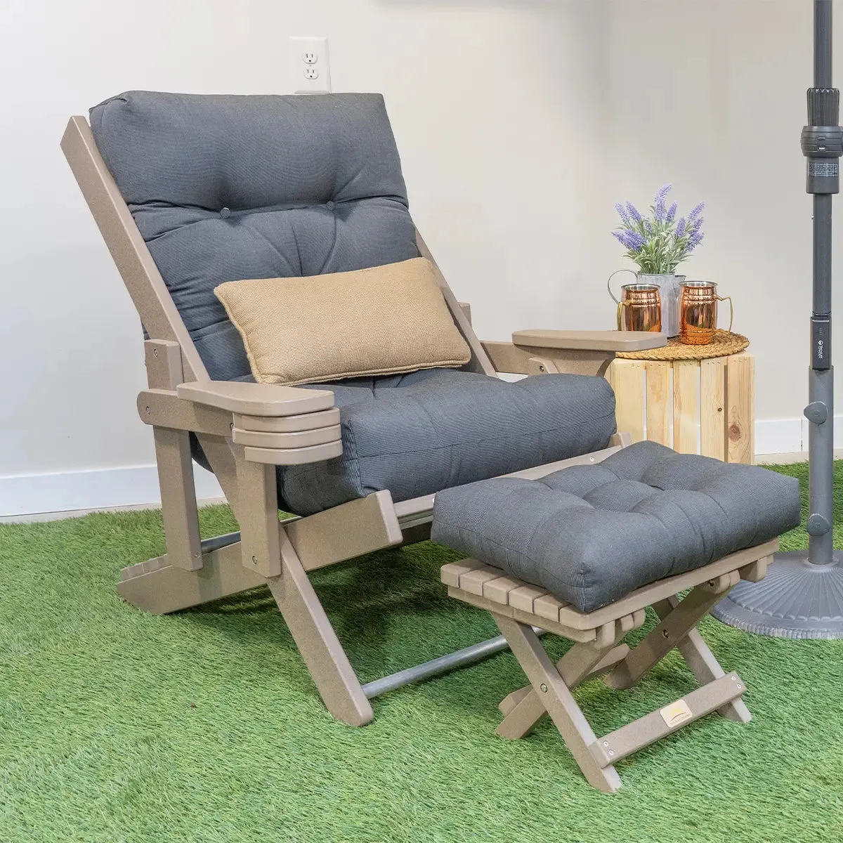 High Back Oudoor Folding Chair