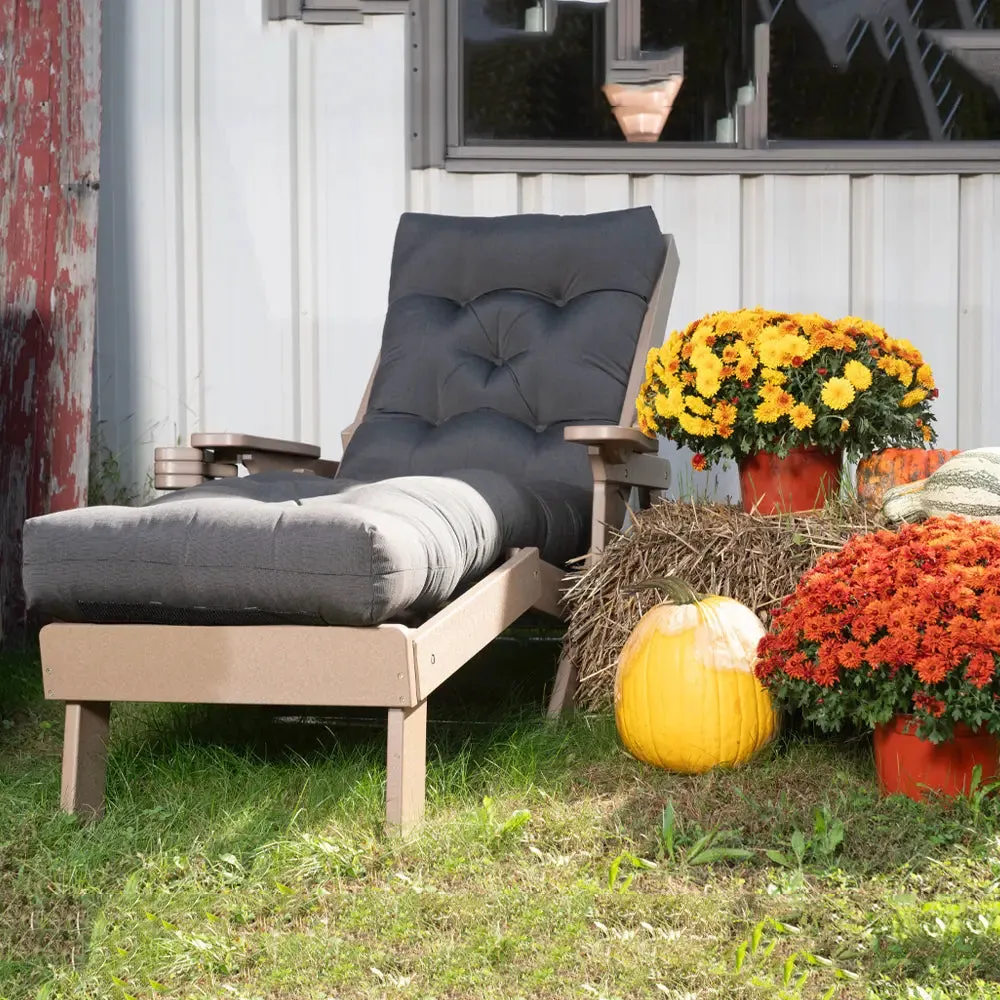 High Back Outdoor Chaise Lounge
