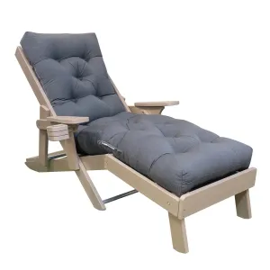 High Back Outdoor Chaise Lounge