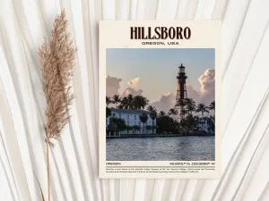 Hillsboro Vintage Wall Art, Oregon, USA