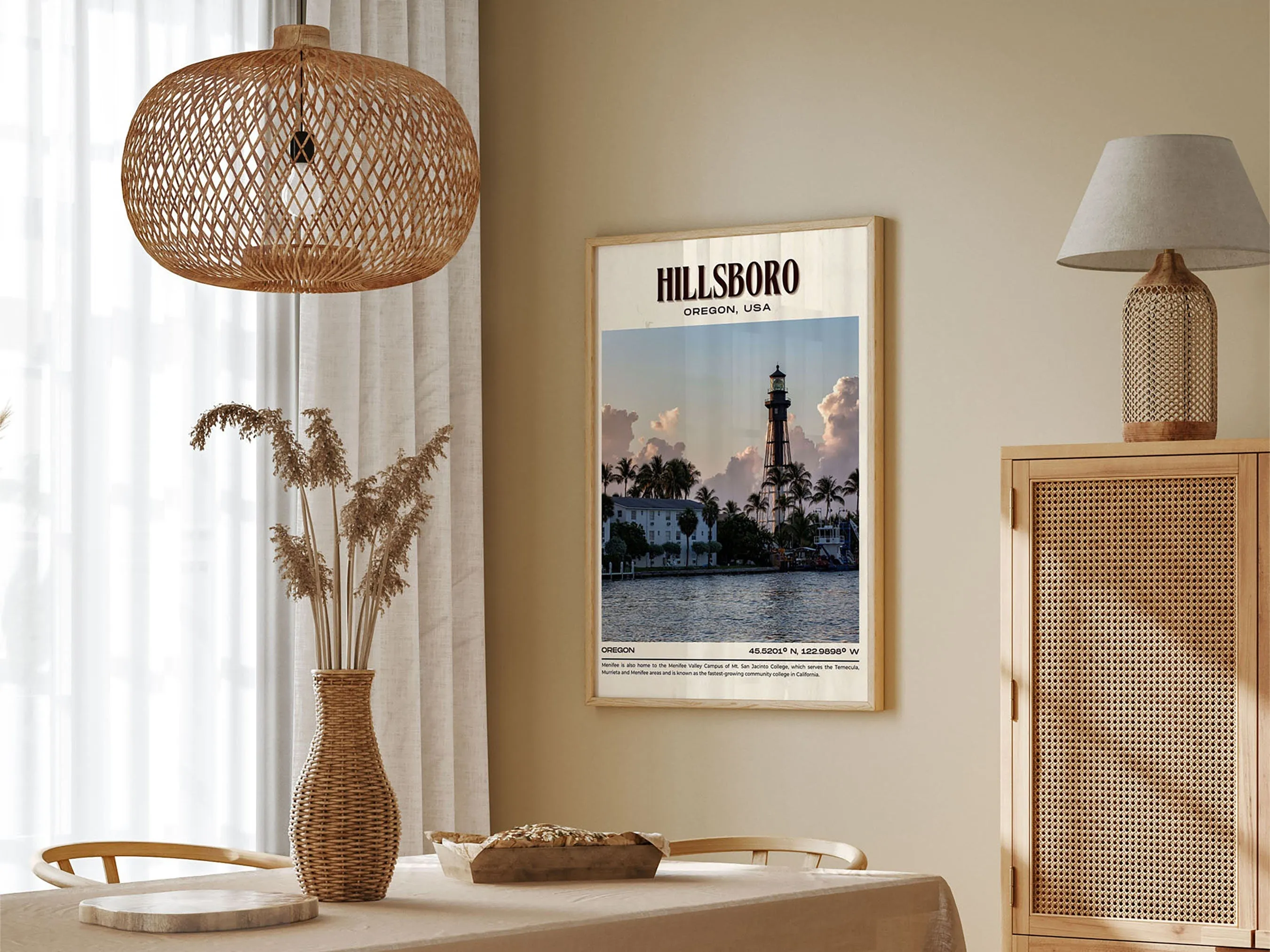 Hillsboro Vintage Wall Art, Oregon, USA