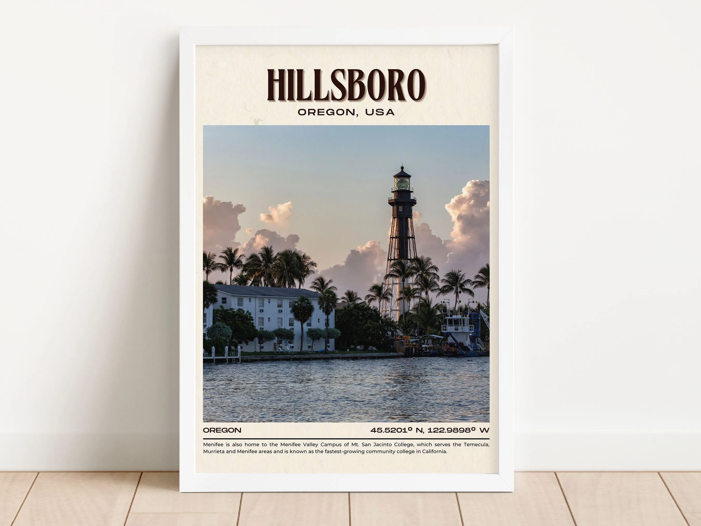 Hillsboro Vintage Wall Art, Oregon, USA