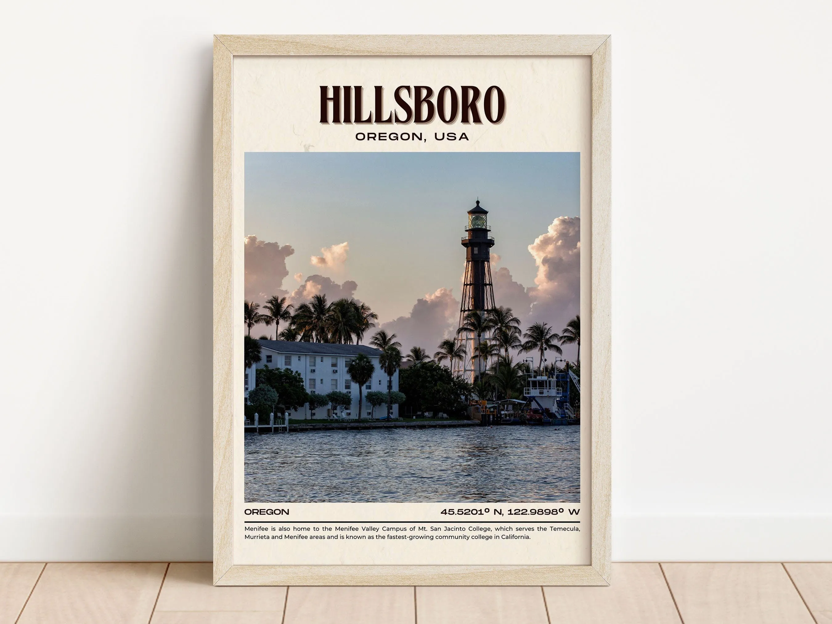 Hillsboro Vintage Wall Art, Oregon, USA