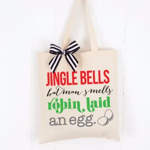 Holiday Tote Bag - Jingle Bells