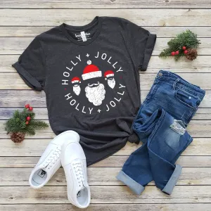 HOLLY   JOLLY SANTA TEE