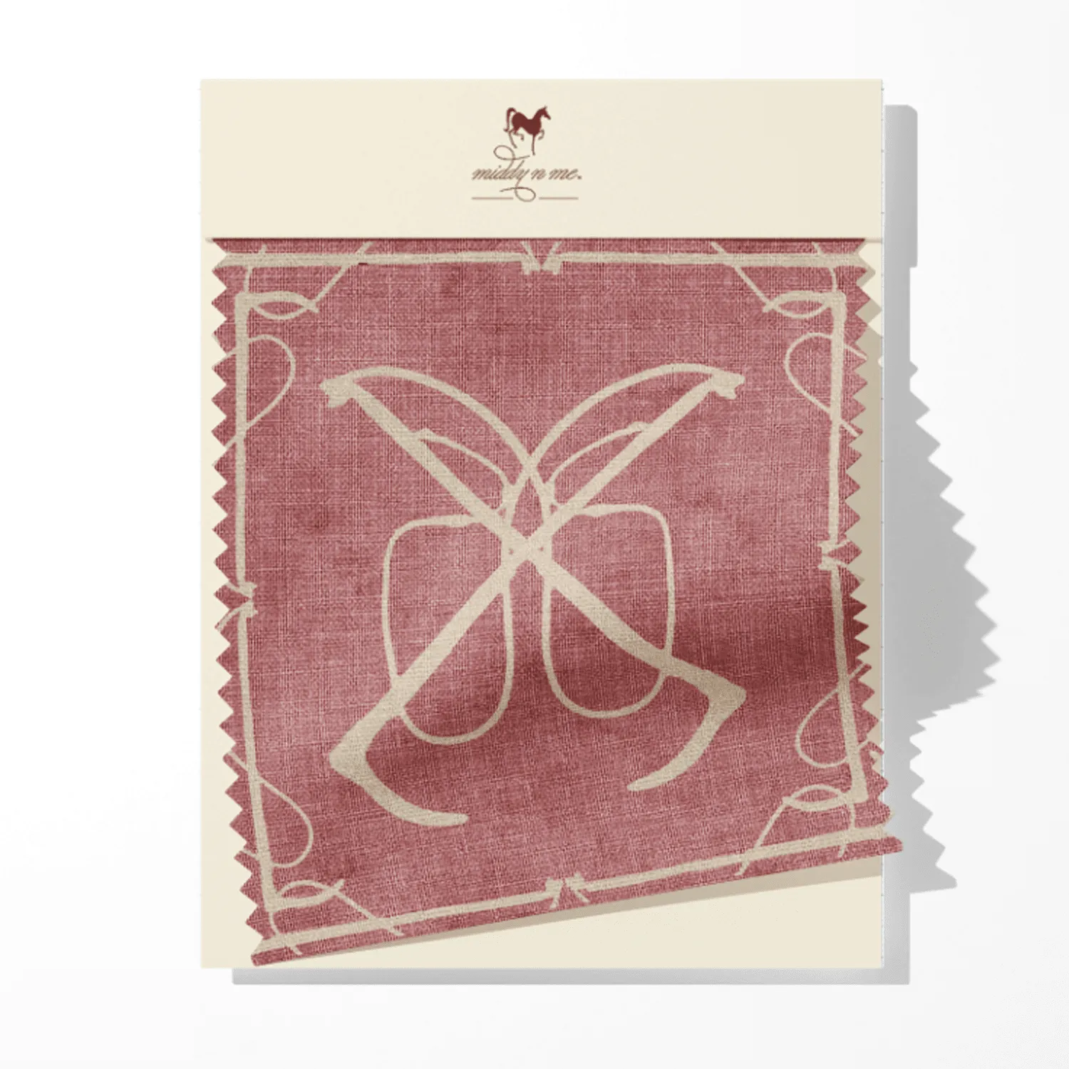 HUNT WHIPS IN VINTAGE ROSE