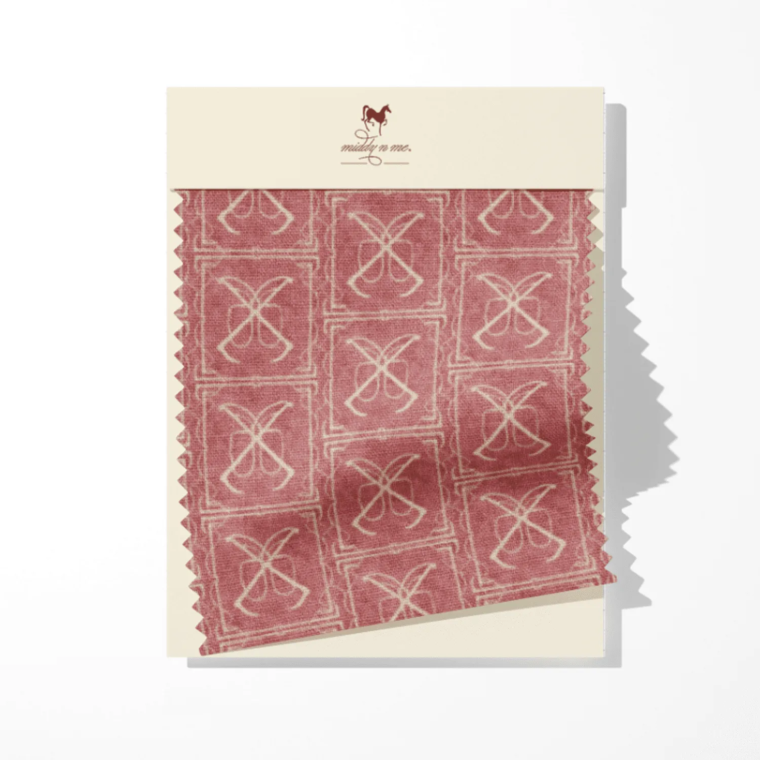 HUNT WHIPS IN VINTAGE ROSE