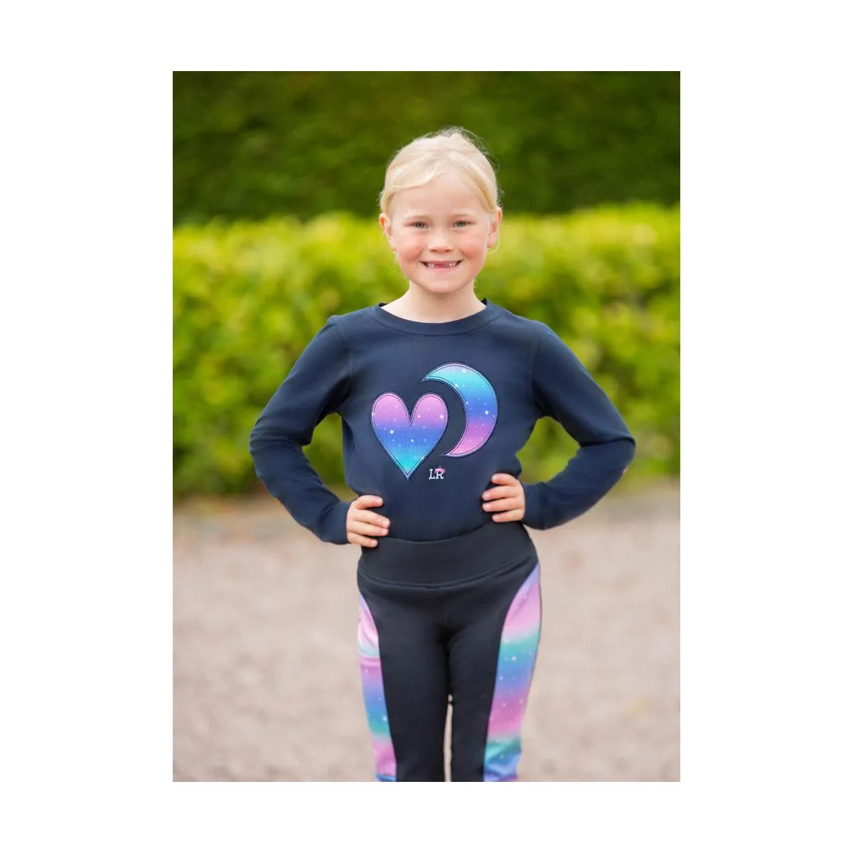 Hy Equestrian Dazzling Night Long Sleeve T-Shirt By Little Rider