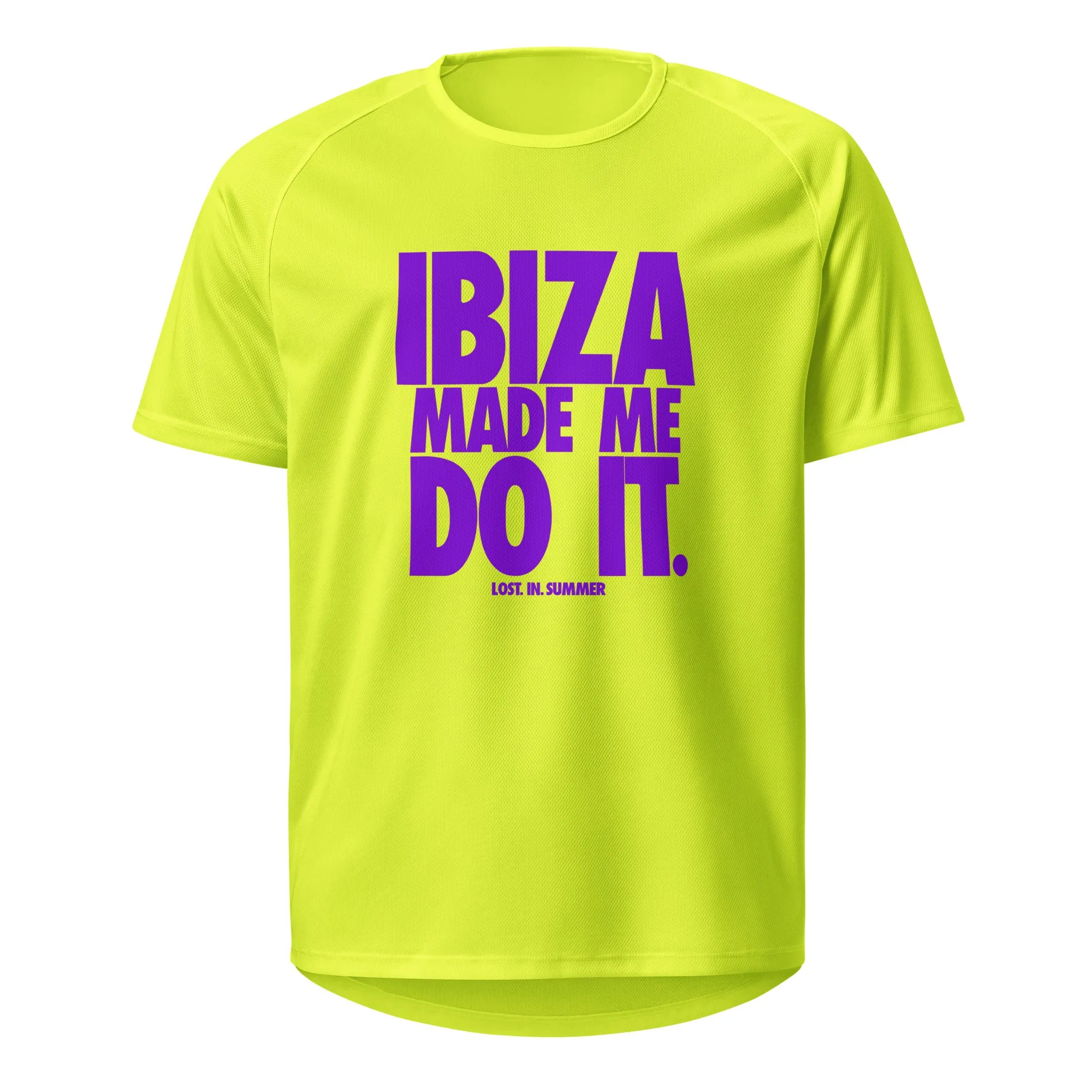 Ibiza Made Me Do It Performance Men's T-shirt