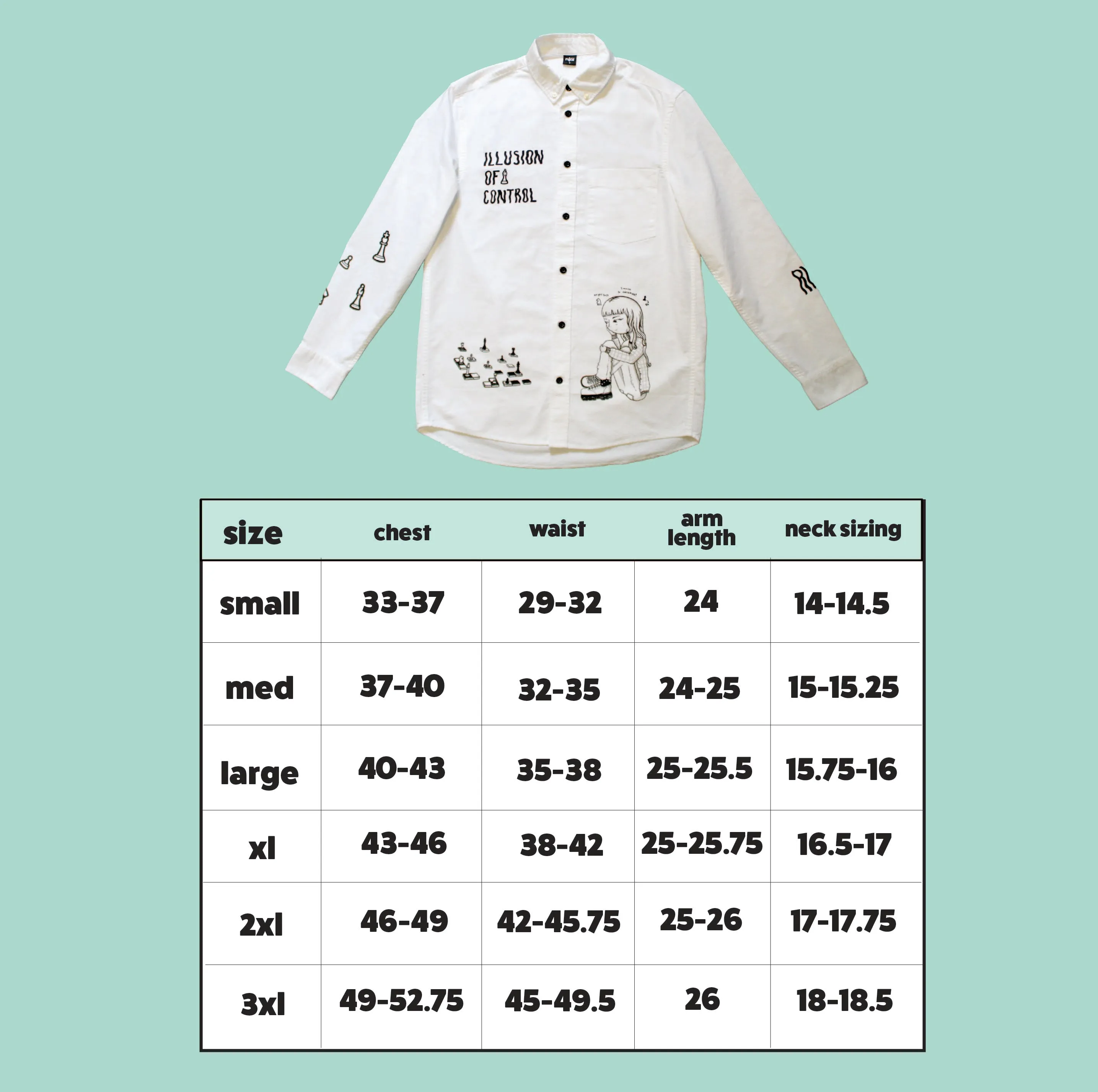 Illusion of Control Button Up LE 16