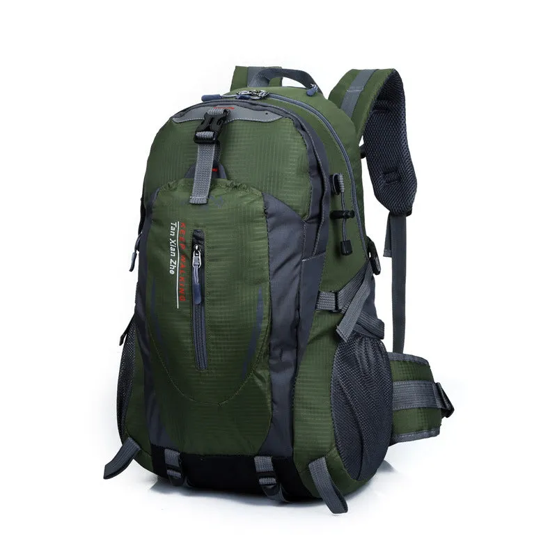 INSTOCK-New outdoor mountaineering bag waterproof nylon travel