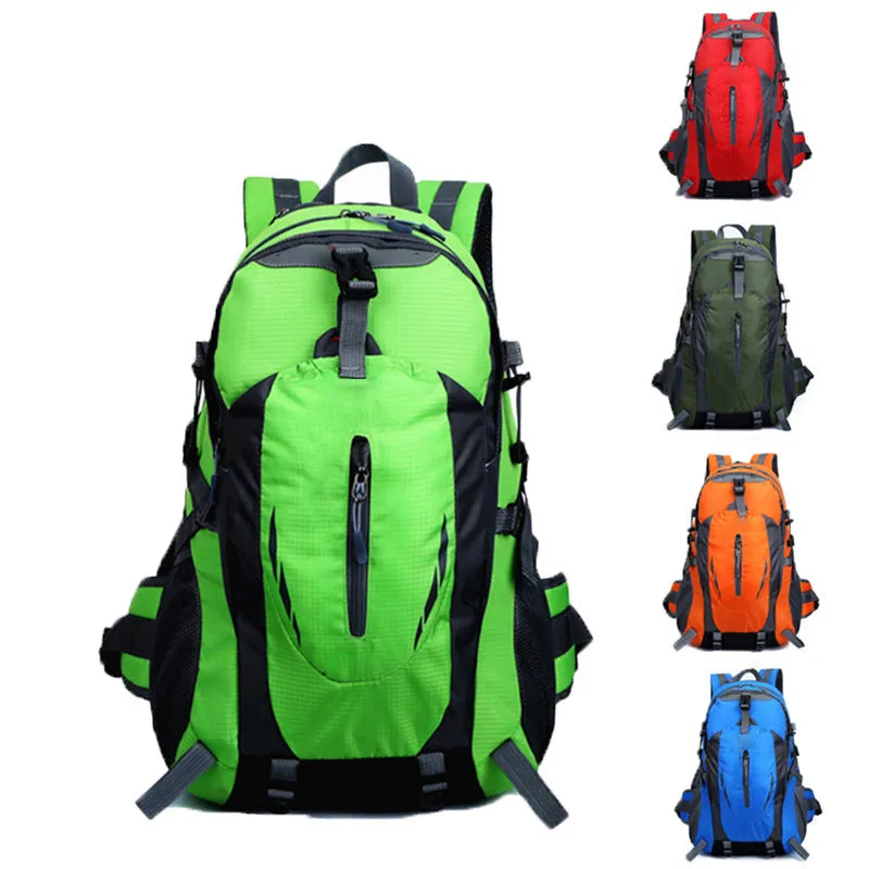 INSTOCK-New outdoor mountaineering bag waterproof nylon travel
