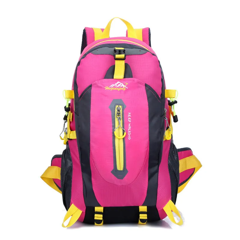INSTOCK-New outdoor mountaineering bag waterproof nylon travel