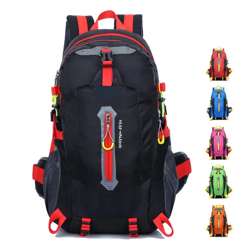 INSTOCK-New outdoor mountaineering bag waterproof nylon travel