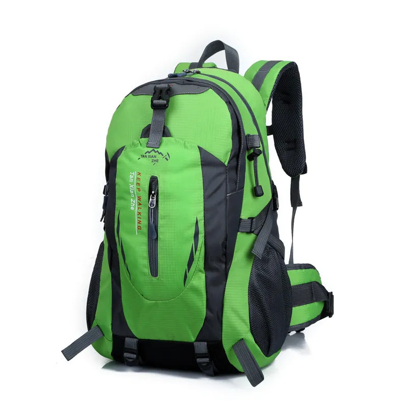 INSTOCK-New outdoor mountaineering bag waterproof nylon travel
