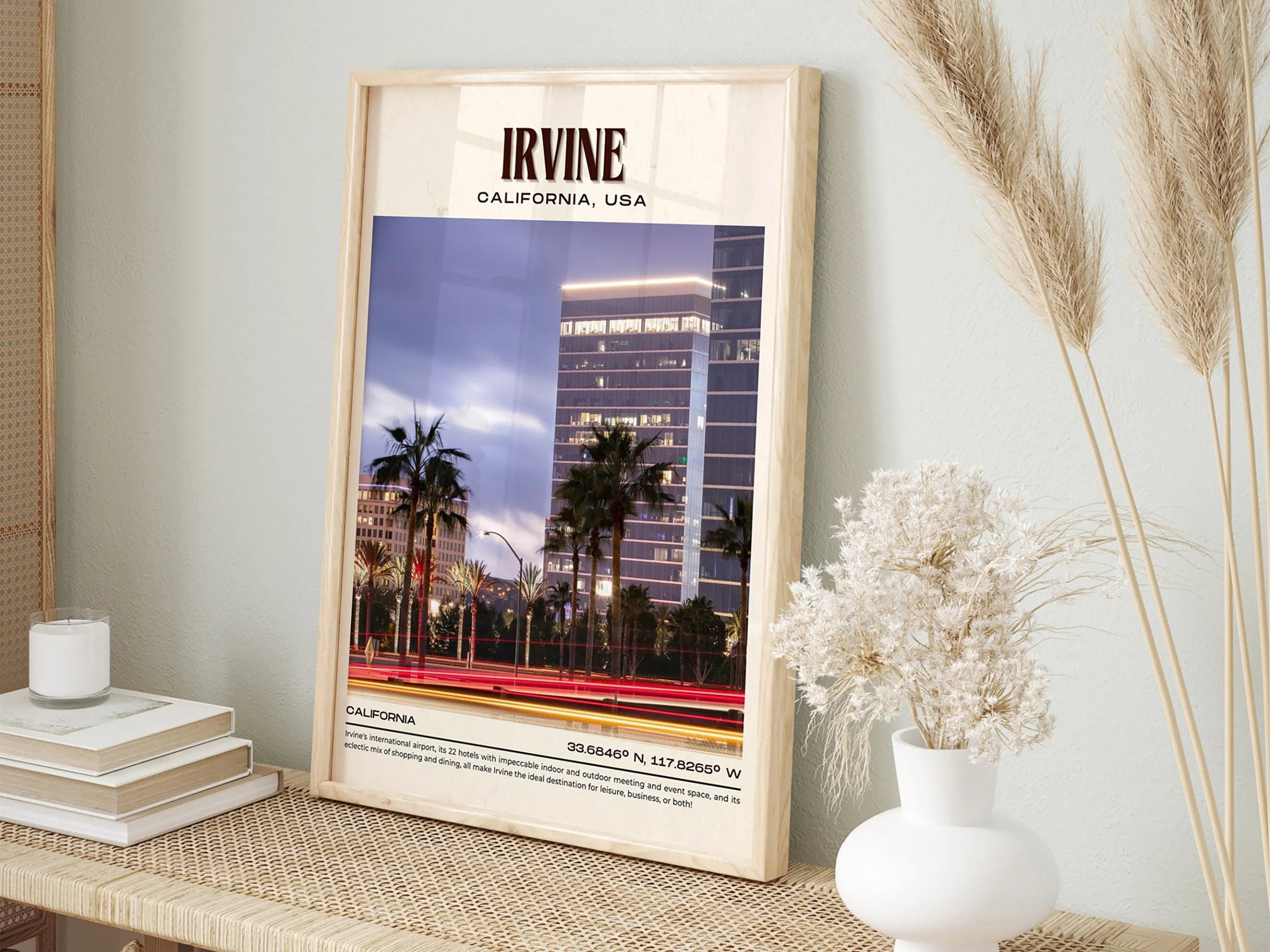 Irvine Vintage Wall Art, California, USA