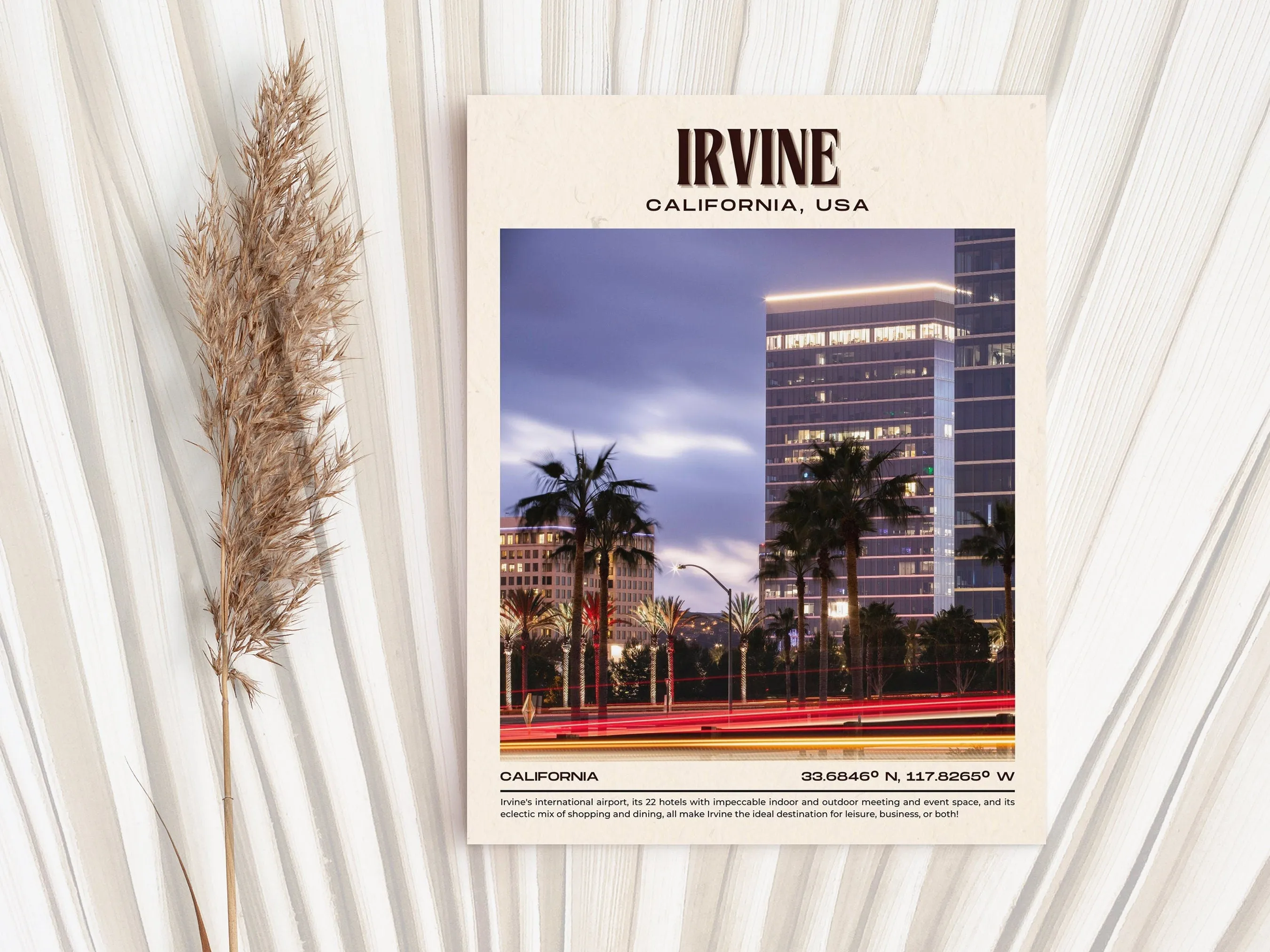 Irvine Vintage Wall Art, California, USA