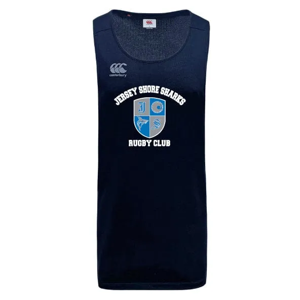 Jersey Shore Sharks Tempo Vapodri Singlet by Canterbury