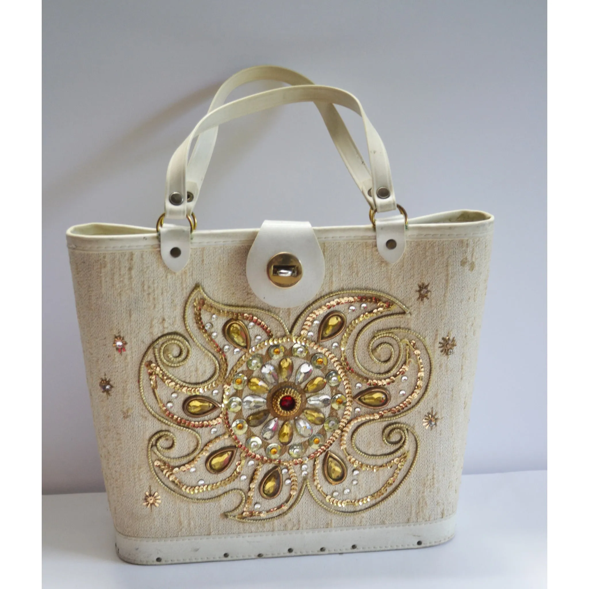 Jeweled Bucket Purse