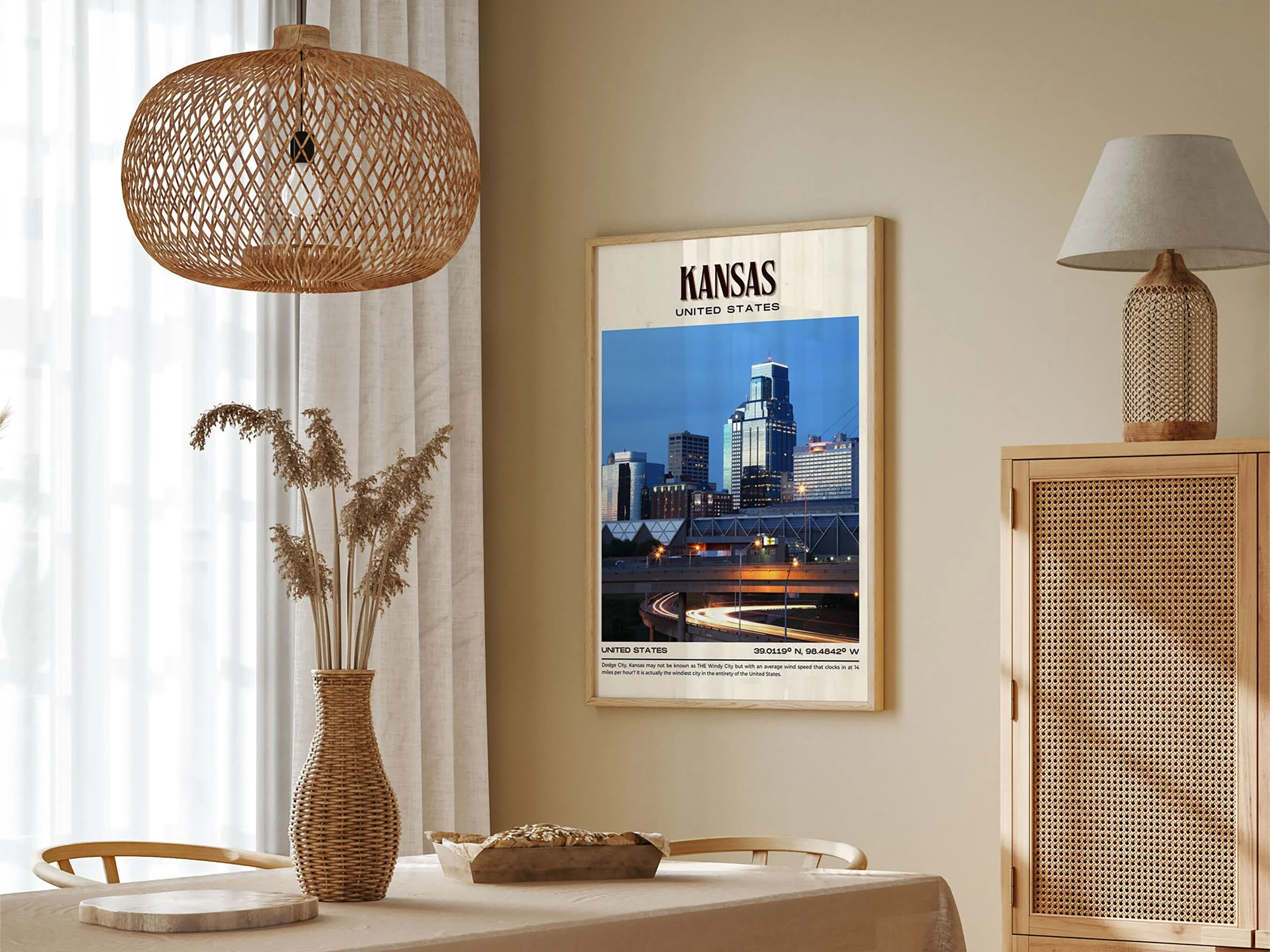 Kansas Vintage Wall Art, Missouri, USA