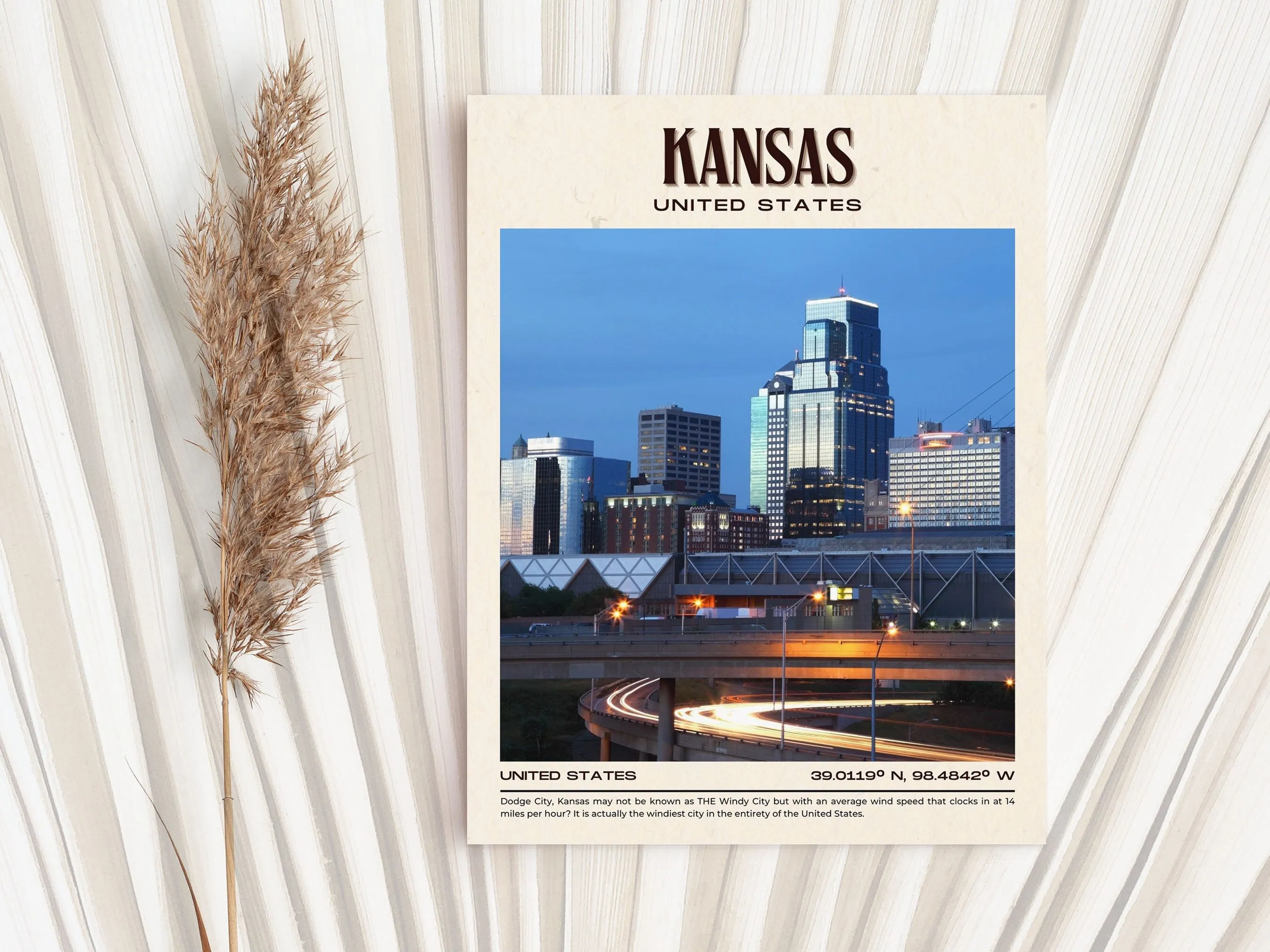 Kansas Vintage Wall Art, Missouri, USA