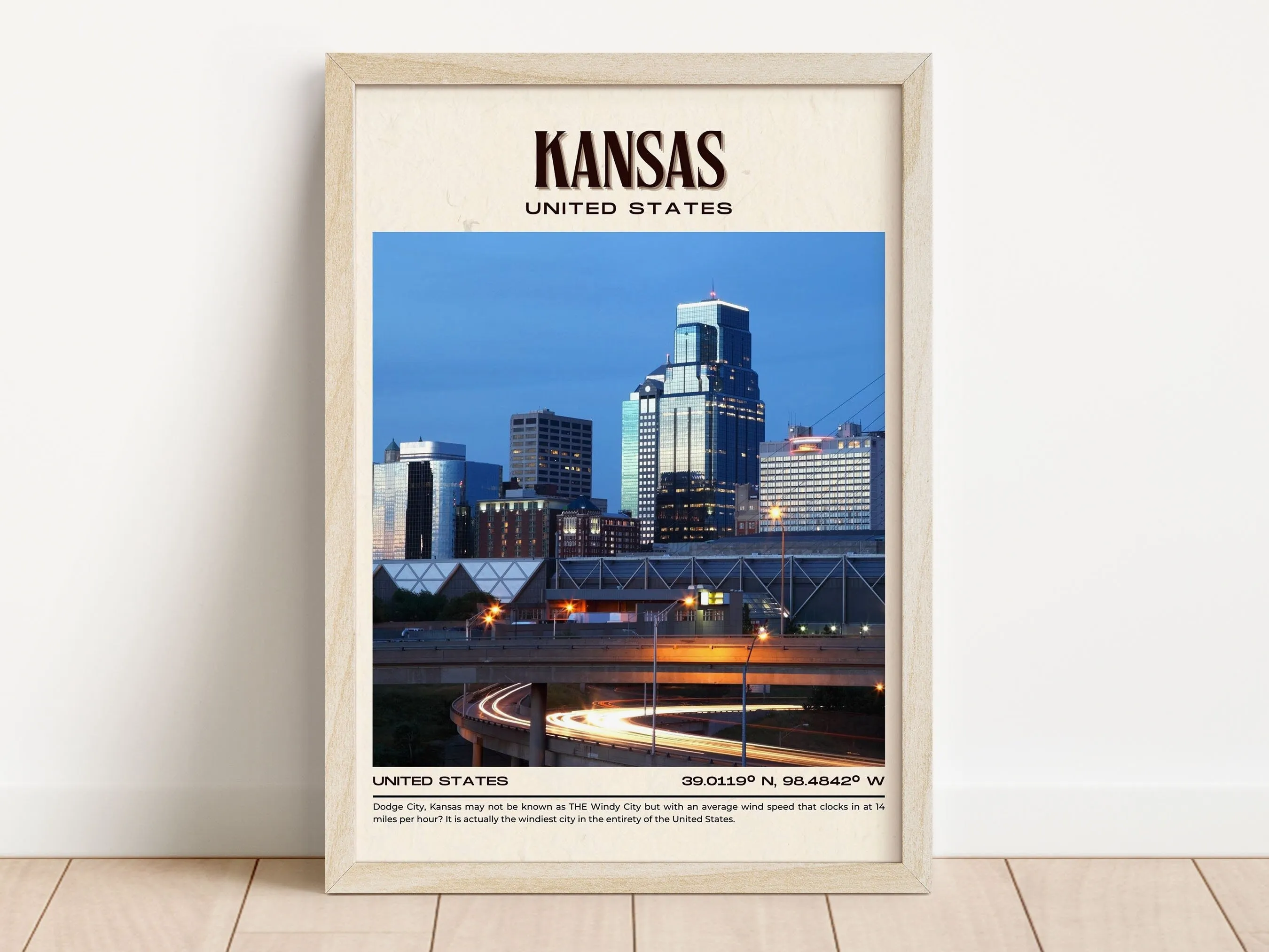 Kansas Vintage Wall Art, Missouri, USA