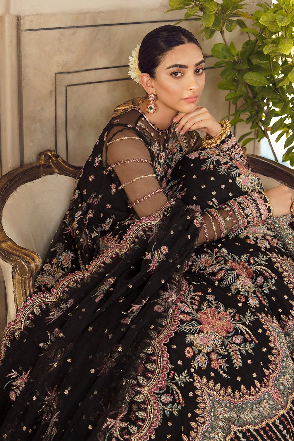 KEZIA | Afrozeh La Fuchsia Wedding Edition 2022 | Unstitched Embroidered Net Suits