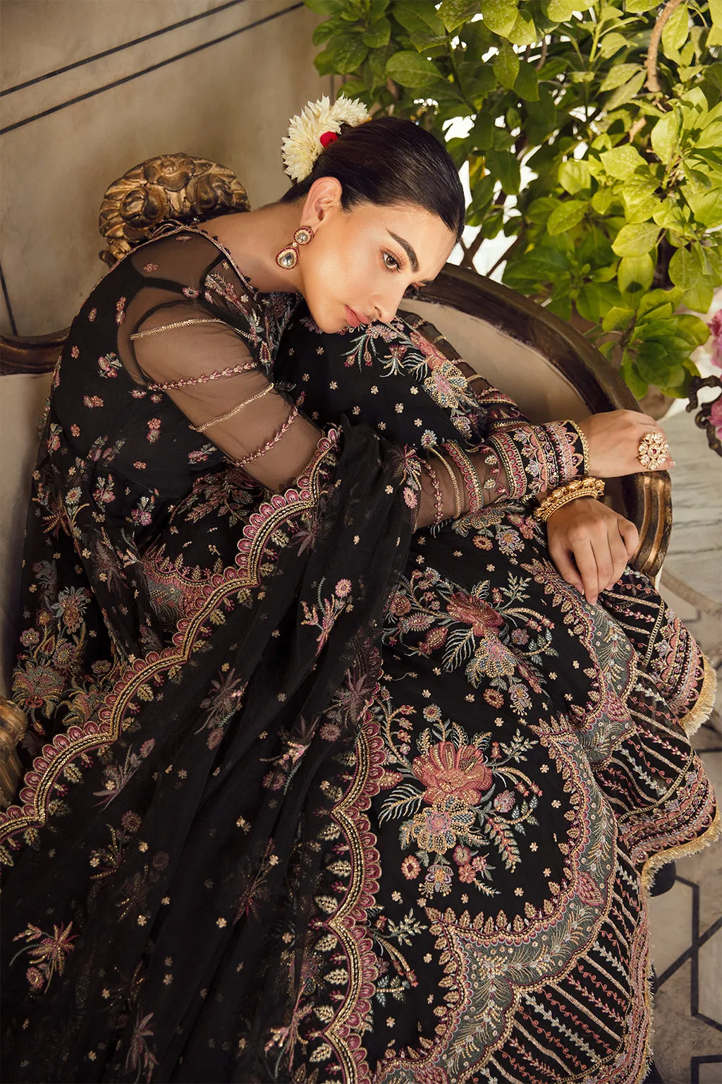 KEZIA | Afrozeh La Fuchsia Wedding Edition 2022 | Unstitched Embroidered Net Suits